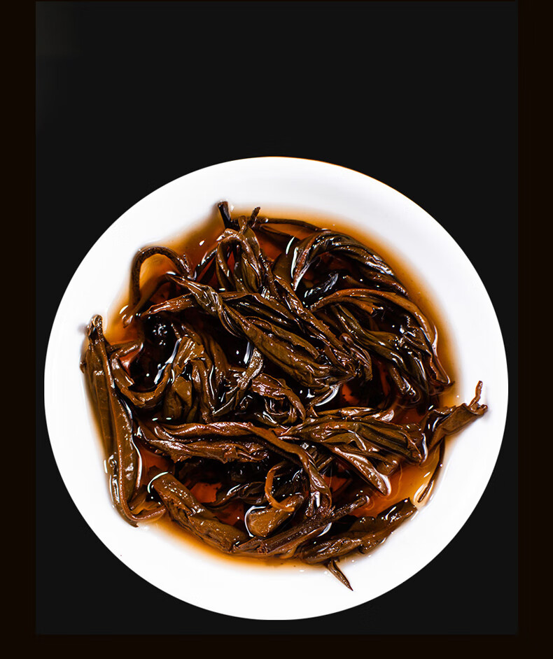 林中鹿 茶叶 普洱熟茶 一叶金针 357g云南七子饼圆茶普洱熟茶 倚邦