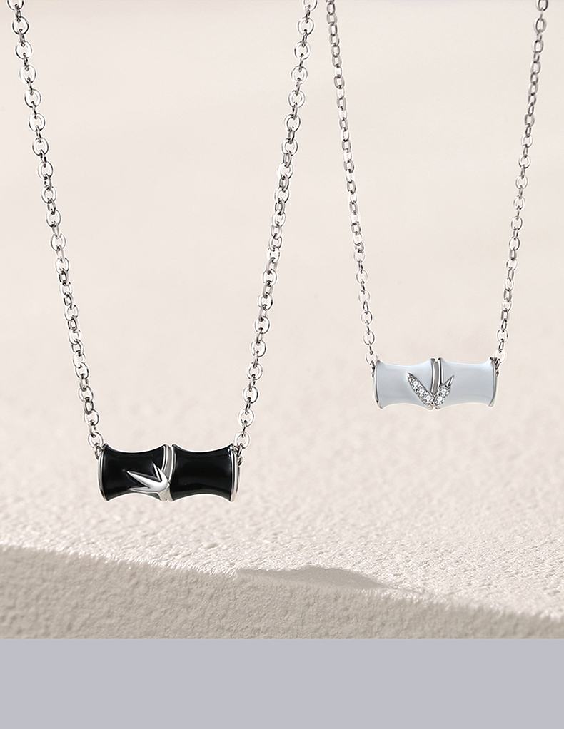 centurykindle青梅竹马情侣项链一对情侣款学生刻字定制名字银饰锁骨