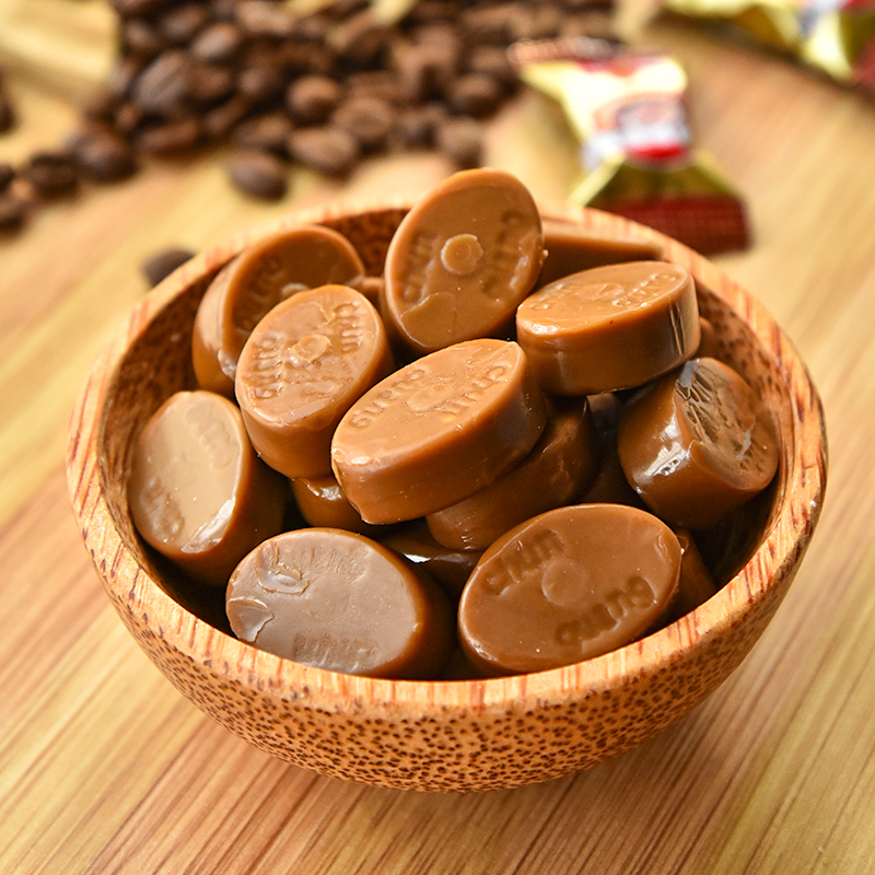 咖啡味硬糖 春光炭烧咖啡糖500g 海南炭烧咖啡糖果散装喜糖硬糖果休闲