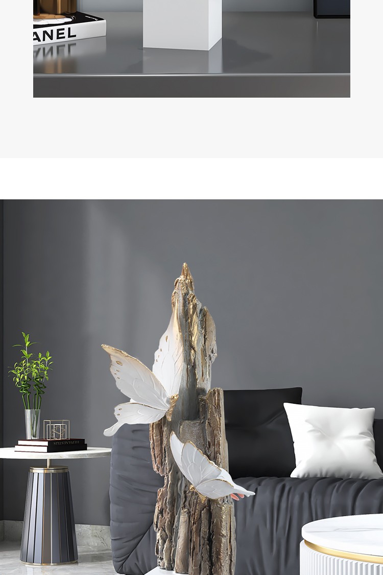 翠佳轻奢客厅摆件大型落地家居装饰品沙发电视柜旁边迎宾乔迁新居礼品