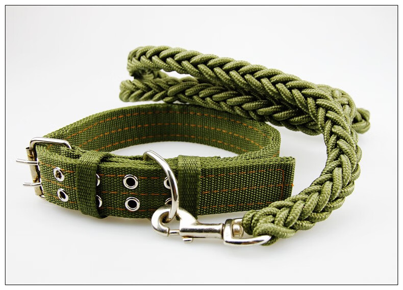 新品精选栓狗绳狗狗牵引绳中大型犬宠物狗链子项圈金毛萨摩耶哈士奇