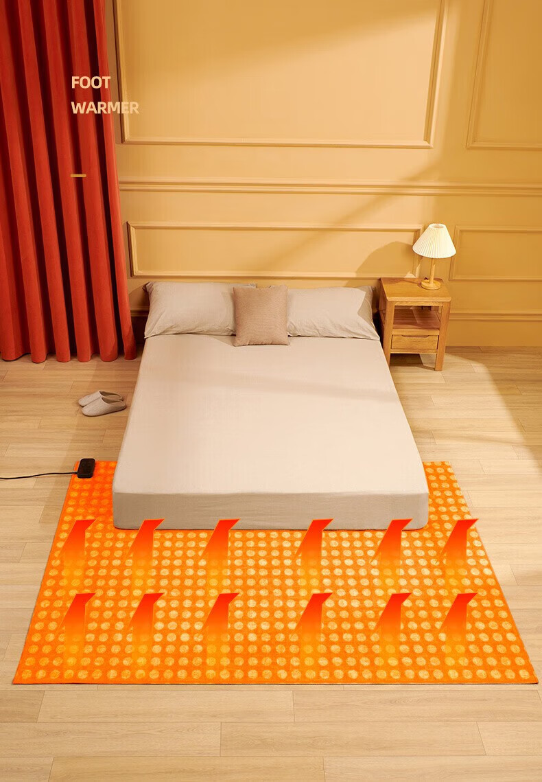 志高(chigo) 石墨烯碳晶地暖垫家用电热地毯电地暖加热地垫地暖脚垫