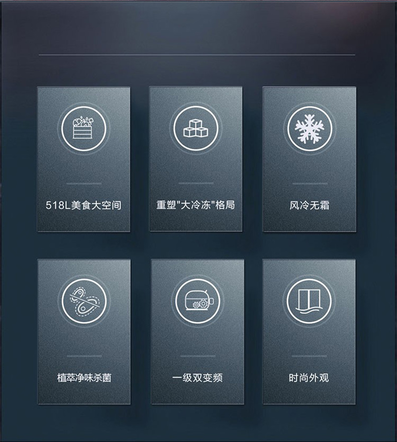 Plus会员，Haier 海尔 BCD-518WLHSSE5M1U1 对开门冰箱 518升 3469元包邮（晒图返现200元后） 值值值-买手聚集的地方