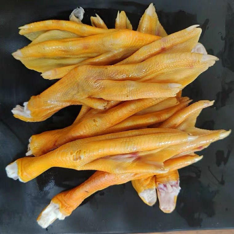 新鲜黄皮鸭掌带皮鸭脚冷冻大号柳州螺丝粉鸭爪生鲜食材 黄皮鸭爪10斤