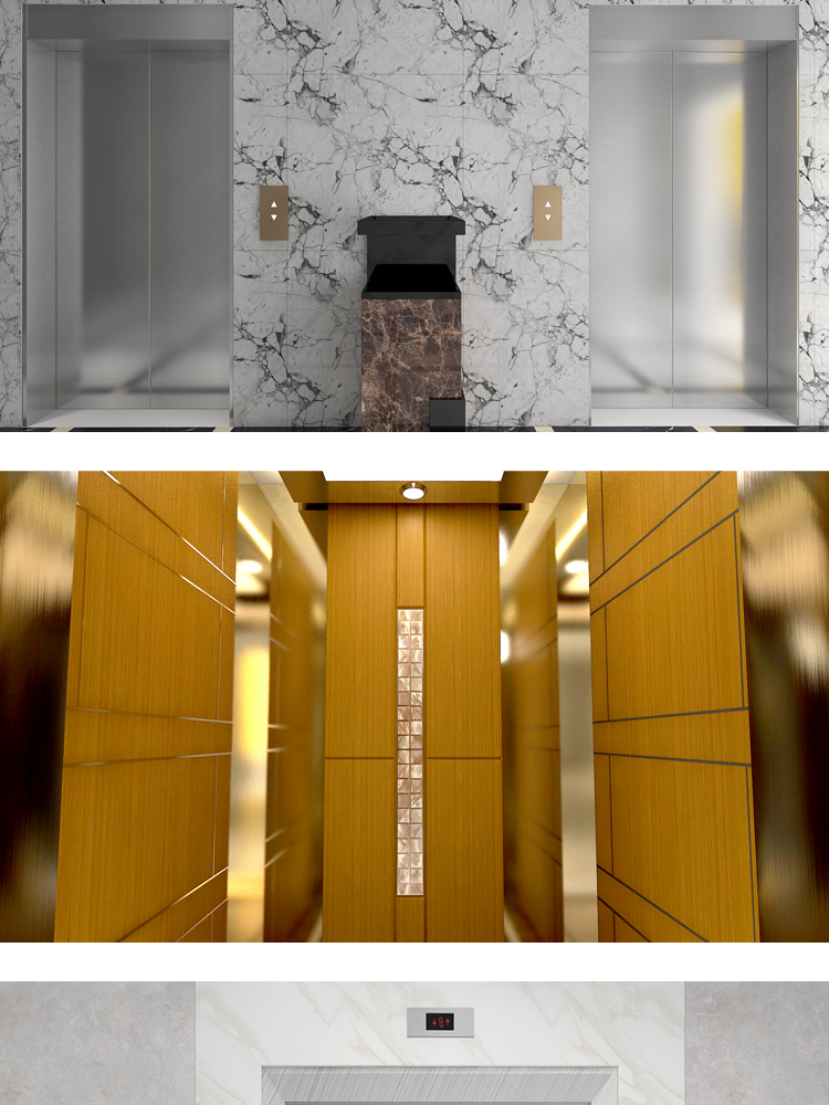 电梯轿厢贴纸仿不锈钢银色拉丝镜面贴纸加厚防水电梯轿厢木纹膜内饰