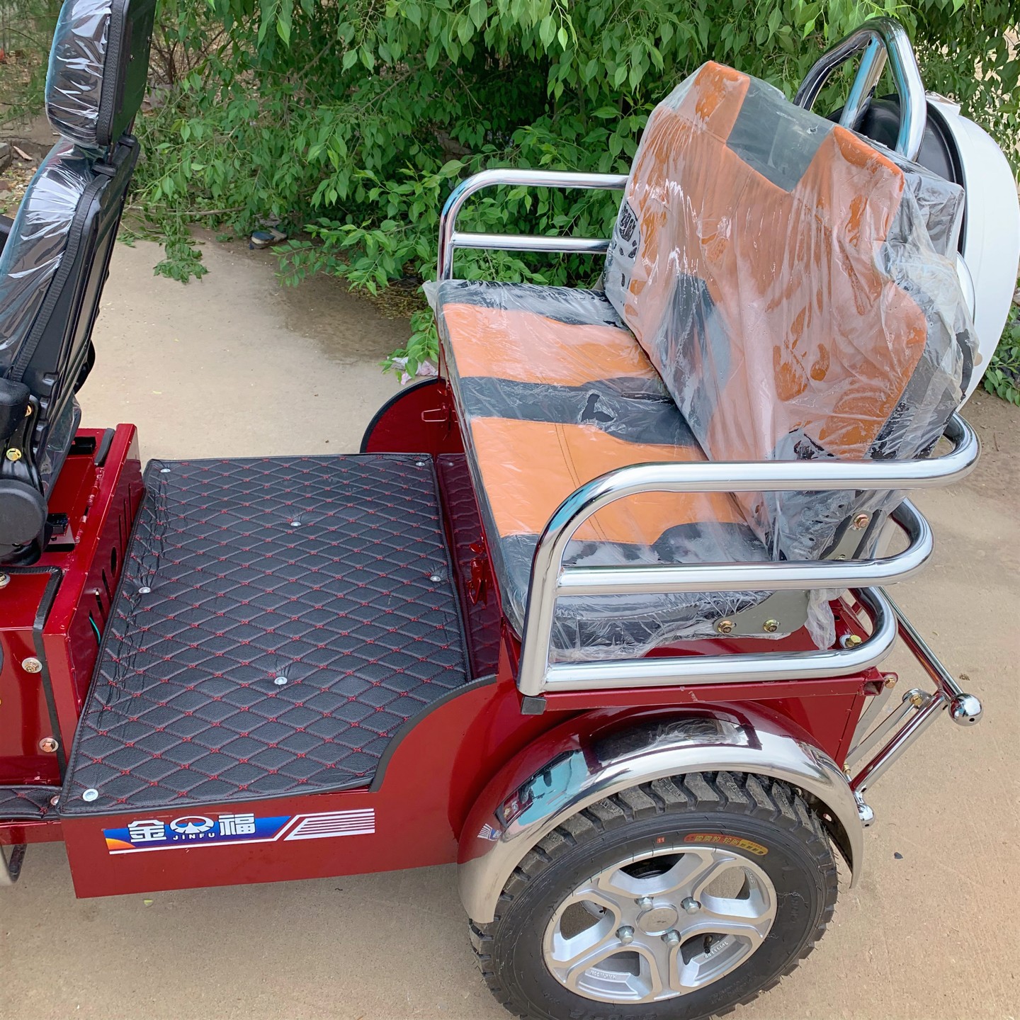 自动离合三轮摩托车汽油载客客运摩托车小型老人残疾人三轮车燃油130