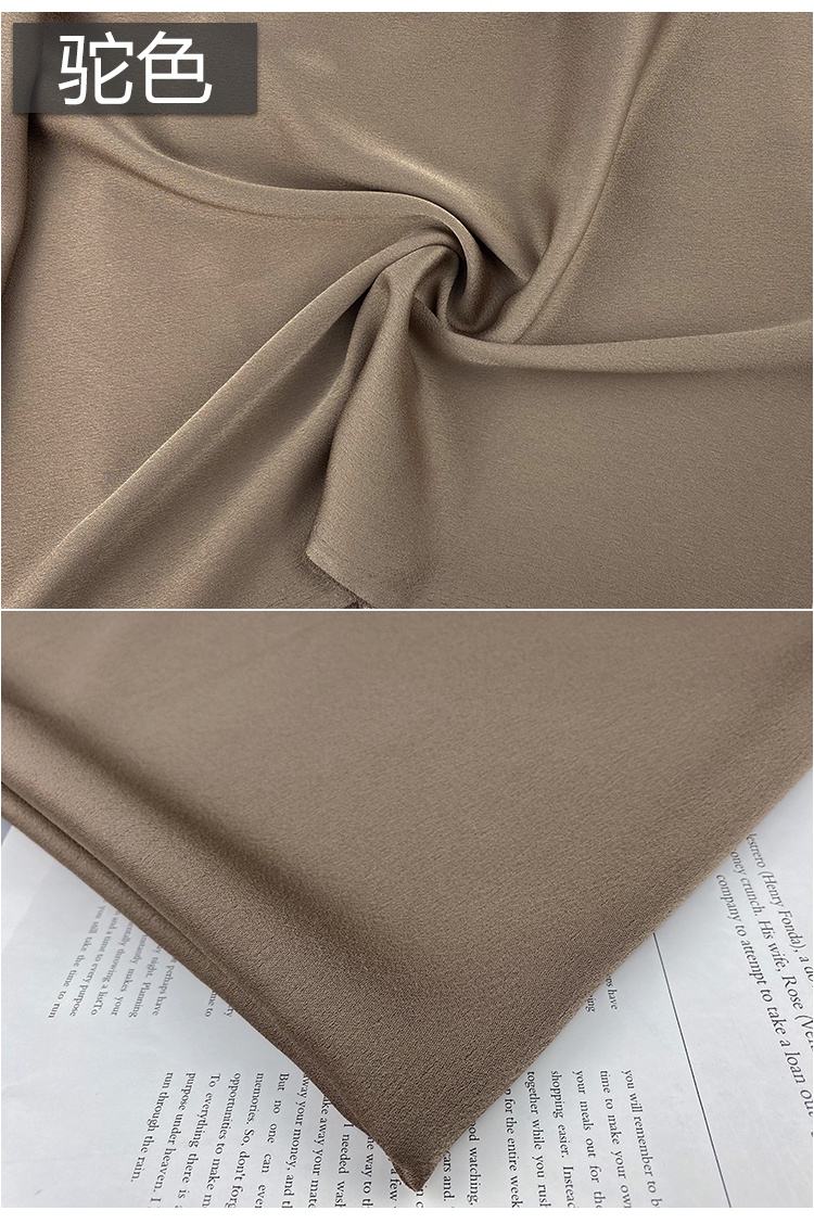 日本三醋酸布料 三醋酸缎布料抗皱哑光垂坠感连衣裙衬衫阔腿裤子面料