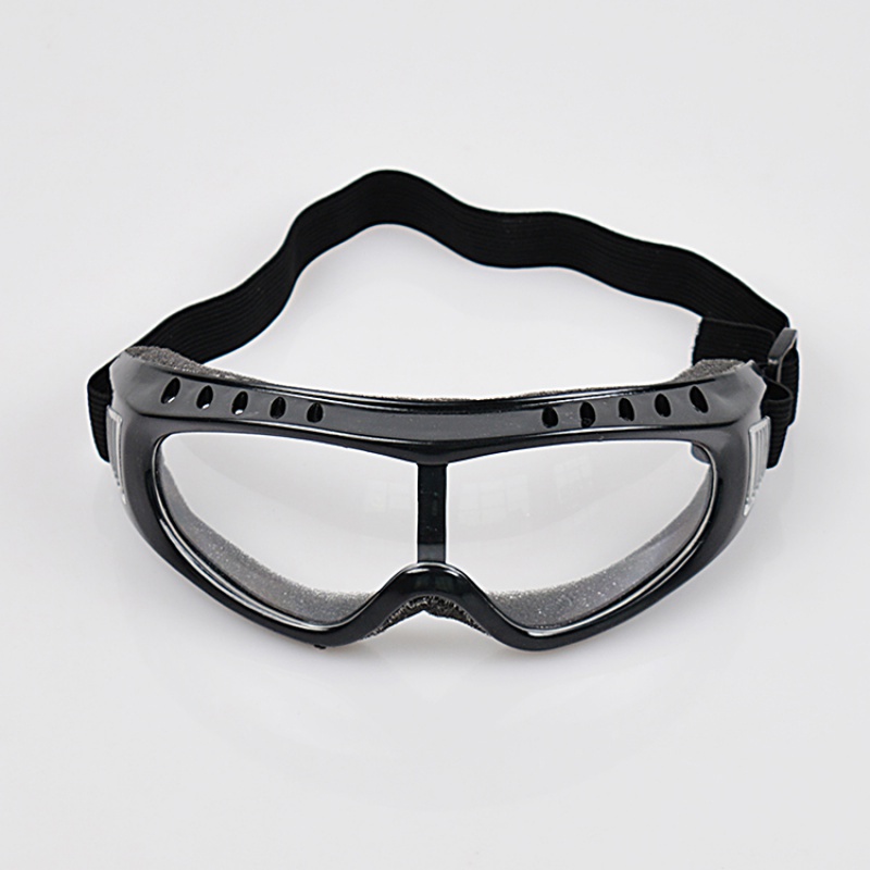 适用于适用于海绵防护眼镜防冲击风沙尘护目镜透明骑行眼罩煤矿木工