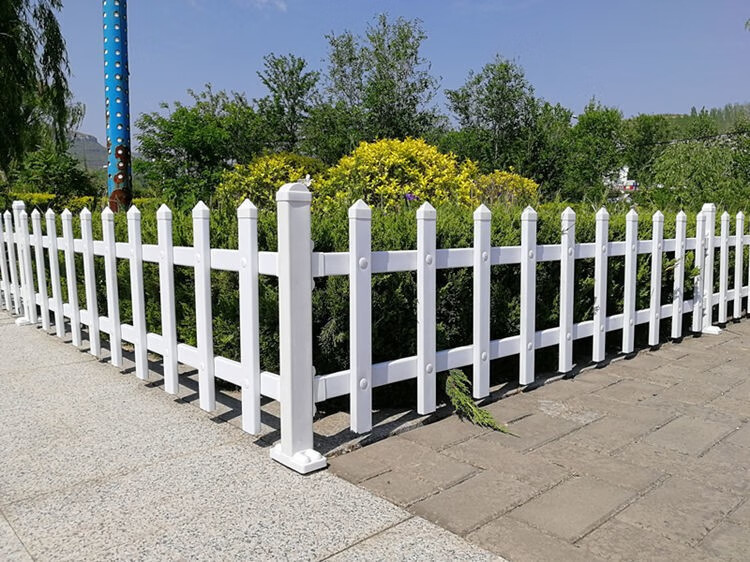 围挡栅栏pvc草坪护栏 围栏栅栏室外塑料花坛花园栏杆花圃绿化带塑钢