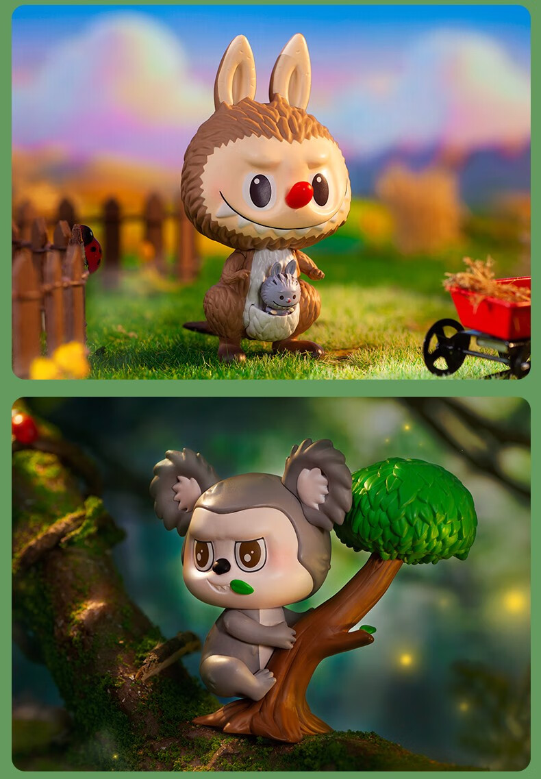 popmart泡泡玛特 labubu the monsters精灵动物系列盲盒手办正确版本