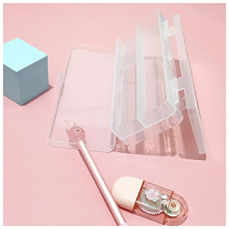 许凯翟潇闻灵超程潇姚弛周翊然周边双层笔盒透明文具盒翟潇闻1送卡贴