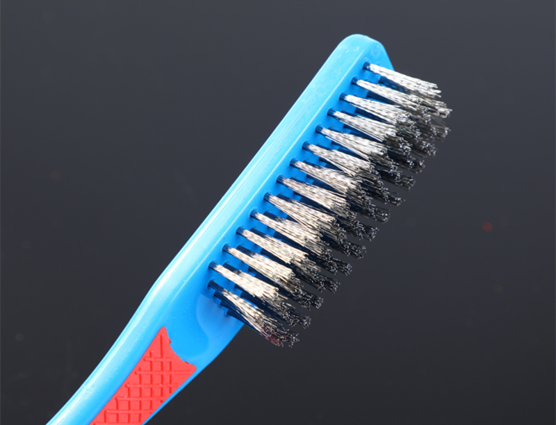 柯甄文玩核桃打底钢丝刷打磨304不锈钢细加密不掉色金刚菩提清理刷子