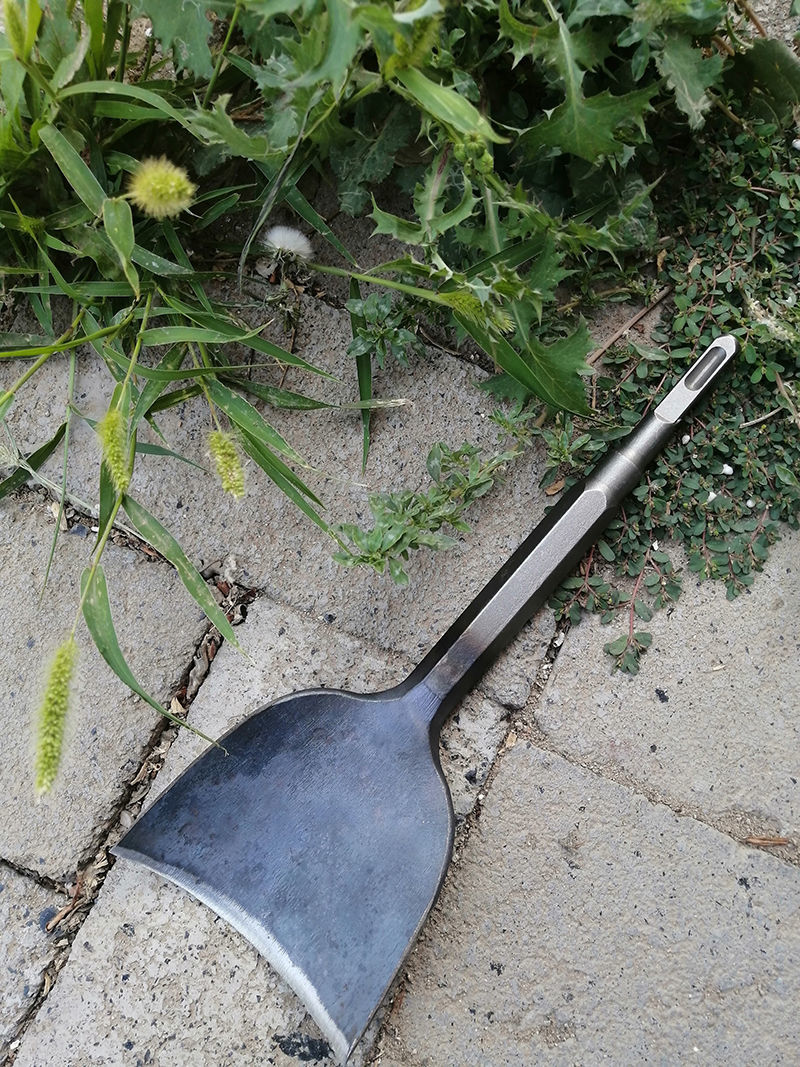 加长半圆电锤电钻铲子凿子铲刀 六角半圆凿长80公分加宽6公分【图片