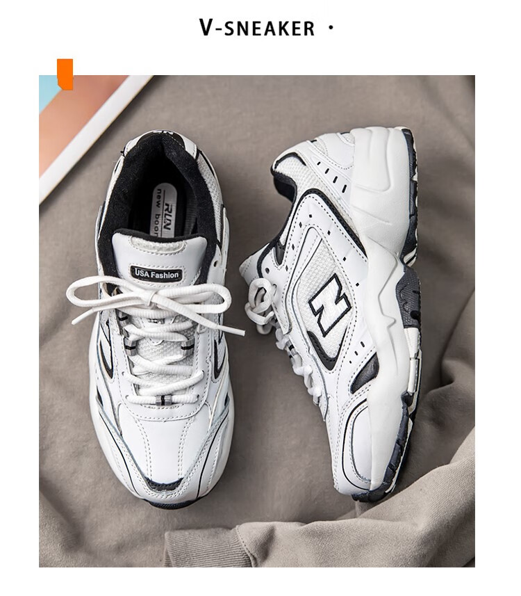 【自营官方旗舰店】新百伦官方旗舰官网iu同款鞋608系列情侣运动鞋452