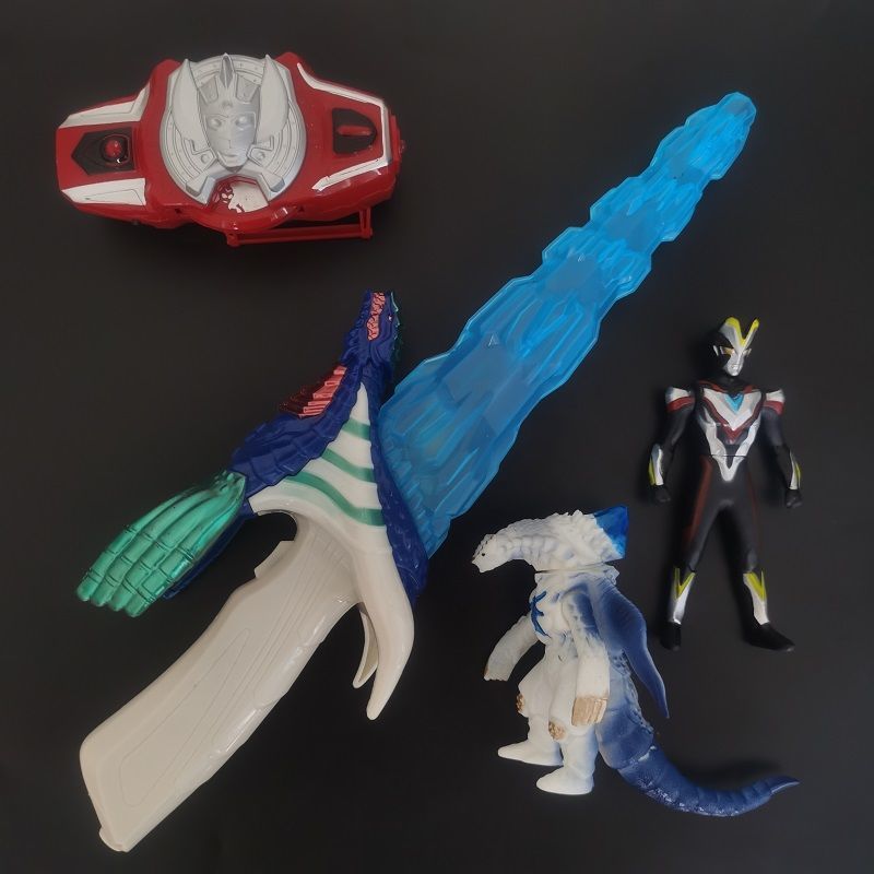 银河火花变身器谢柏顿圣剑火炬召唤器发光儿童玩具 谢帕顿圣剑 红手镯