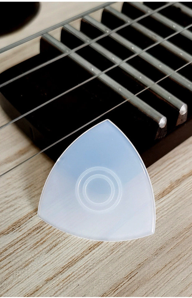 拨片尼龙拨片 大阮拨片柳琴 月琴弹片耐磨防滑拨片 圆圈款五片【图片