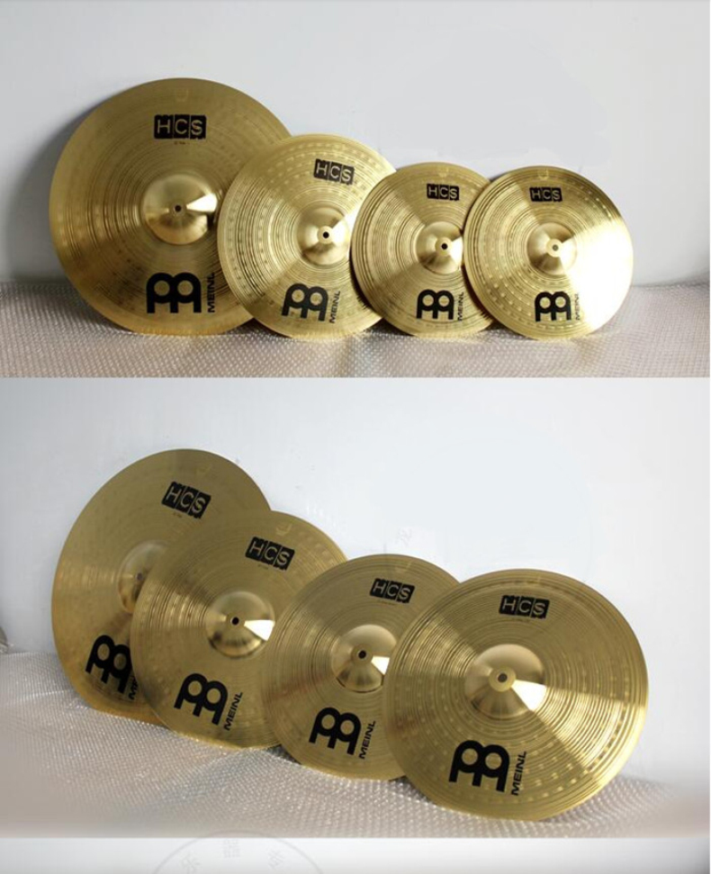 meinl麦尔镲片架子鼓乐器配件hcs5片装黄铜套镲14161820五片装hcs五片