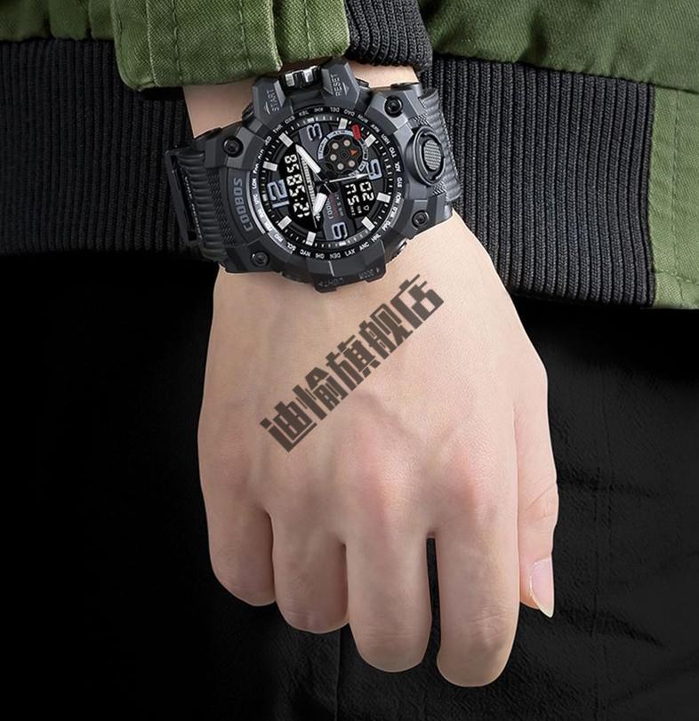 战狼2吴京同款手表男战狼青少年大学生机械运动多功能战术防水高中