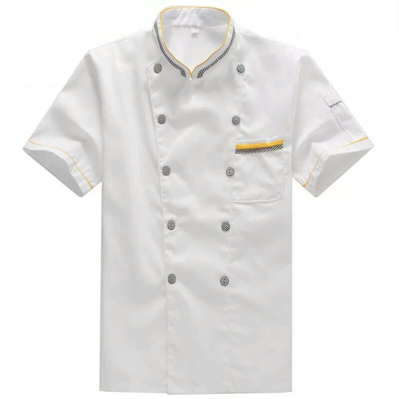 玺柠厨师服五星级 酒店食堂餐厅专用工作制服 吸汗透气薄款可定制logo