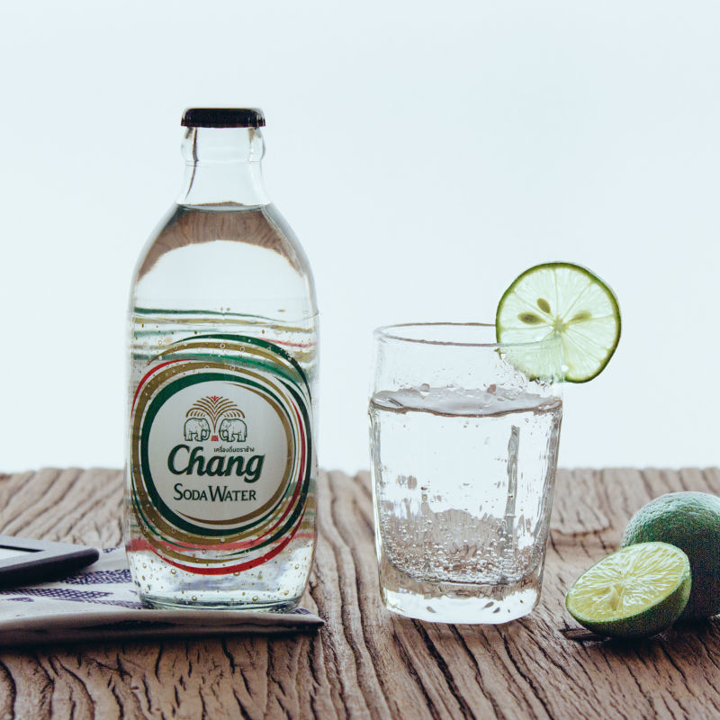 泰国chang大象牌原味味苏打水325ml泰象含气泡苏打饮料纯净水 大象