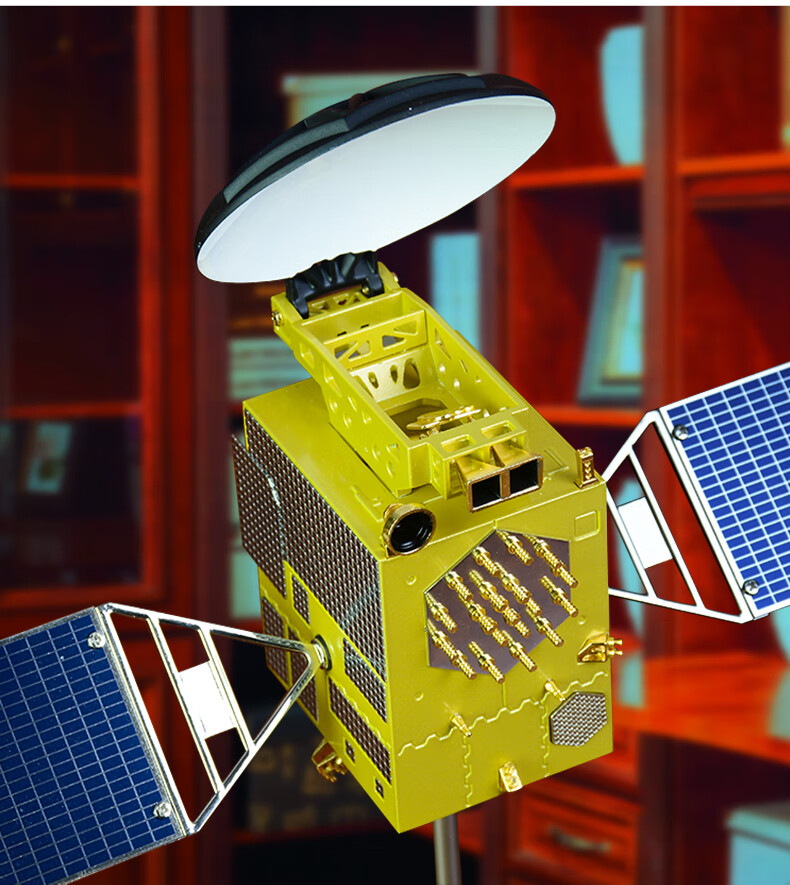 安格里1:35北斗导航卫星模型仿真合金航天模型成品非航模礼品摆件收藏