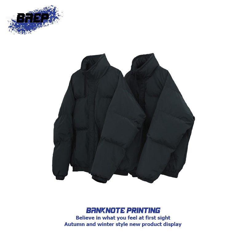 fearofgod复线essentials冬季宽松加厚面包服fog棉服外套男灰色s