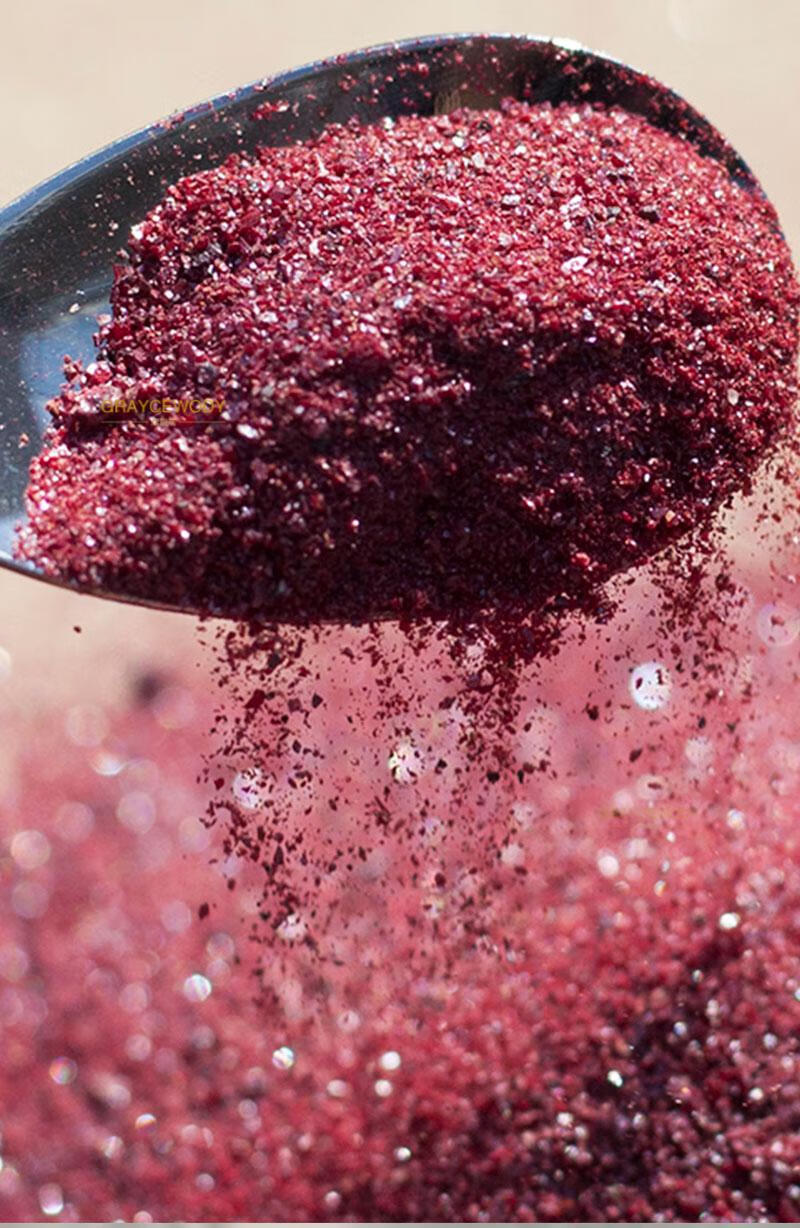 gey贵州朱砂原矿粉原石晶体万山紫金砂辰砂高纯度粉轻奢网红同款原矿