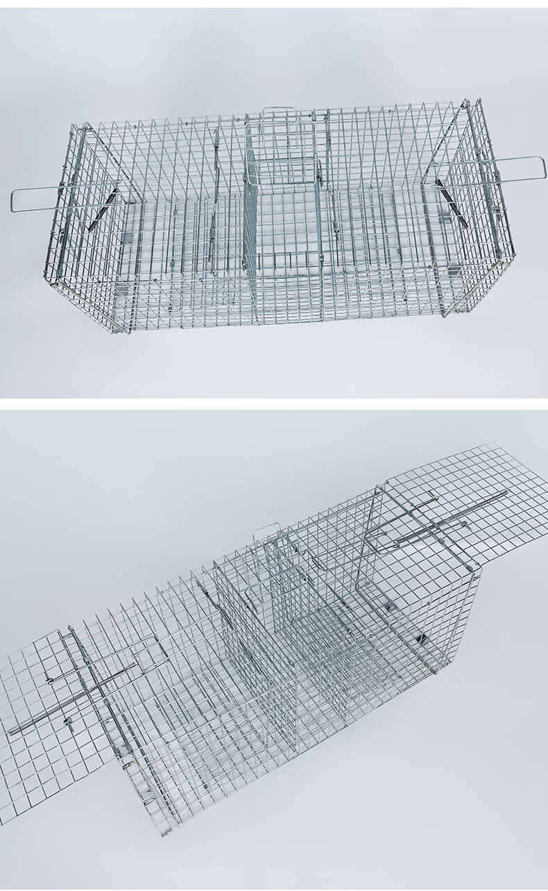 捕鸽神器捕鸽子笼户外天落笼全自动抓鸽子笼只进不出逮鸽子双开门小号