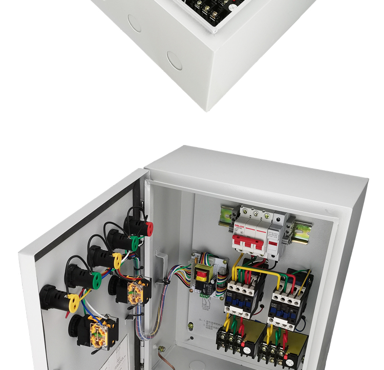 一用一備雙水泵控制箱自動液位浮球潛汙排汙泵控制櫃風機配電箱瑪堤一