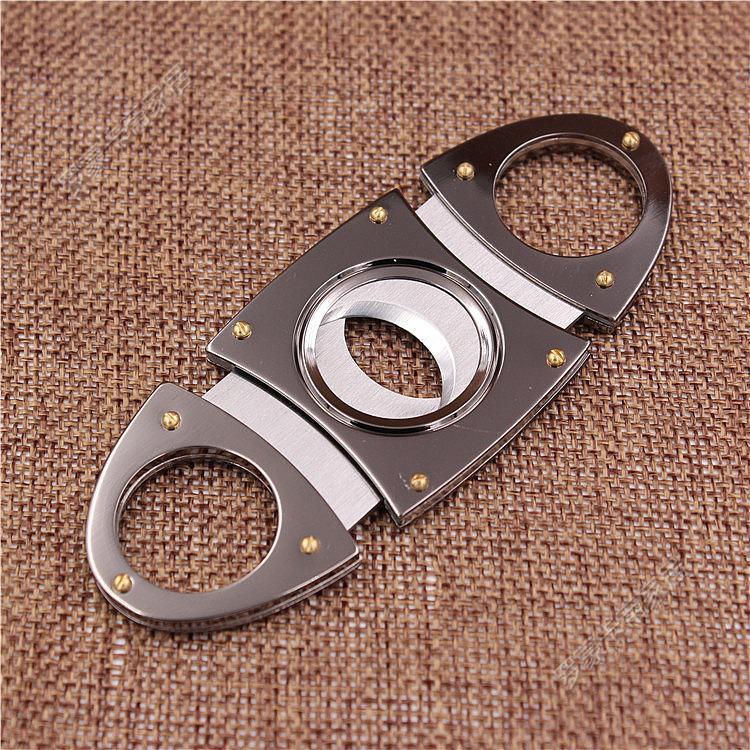 不锈钢烟具椭圆雪茄剪雪茄刀152系列普通款雪茄开孔器wd152h新款