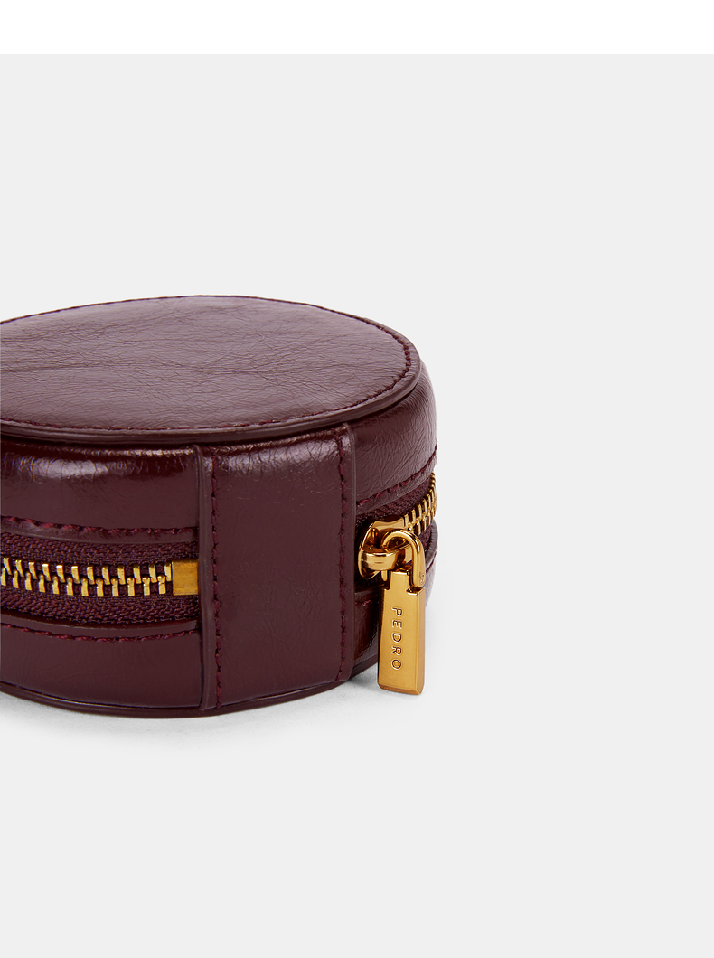 【21秋季新款】pedro链条包女士纯色迷你圆形零钱包pw4-66500008 淡