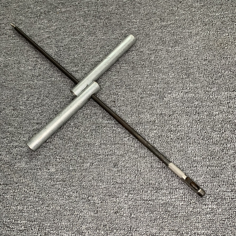 锰钢洛阳铲探针套装探杆考古勘探工具打洞取土器神器探条 15米每节1米