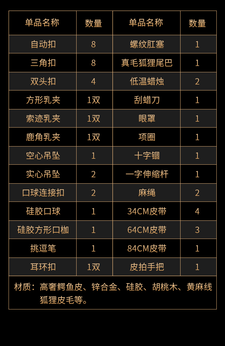 lockink索迹高端sm情趣用品套装调教刑道具束缚捆绑夫妻惩罚sp工具