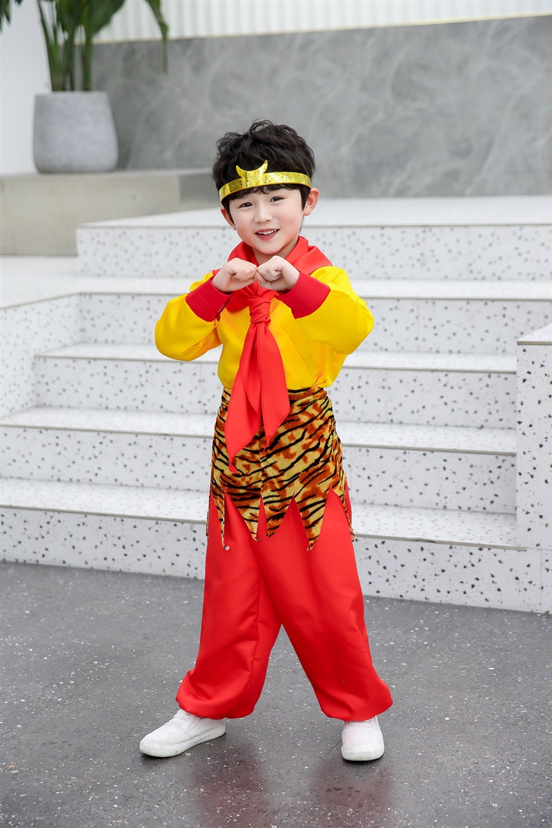孙悟空服装儿童孙悟空衣服全套齐天大圣美猴王服装猴子演出服西游记孙