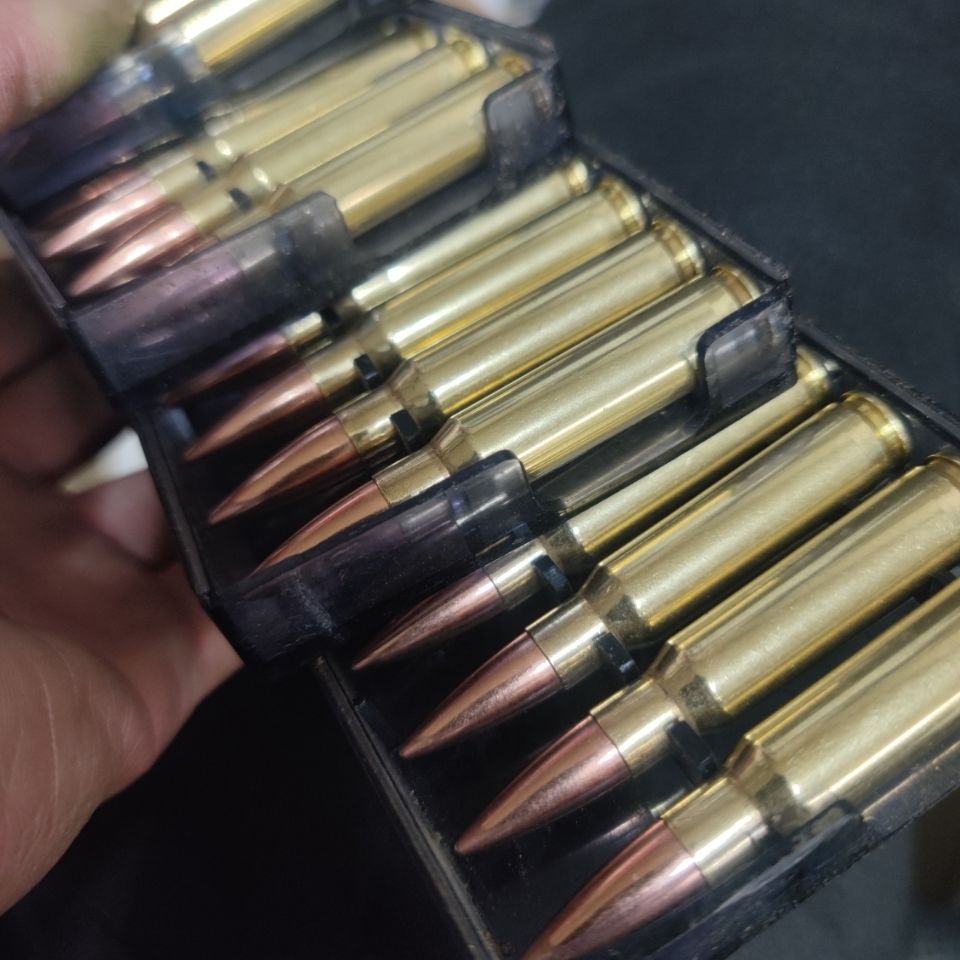 菁影居弹壳工艺品 高精狙弹摆件 81/95送退伍军人纪念礼品 军旅纪念