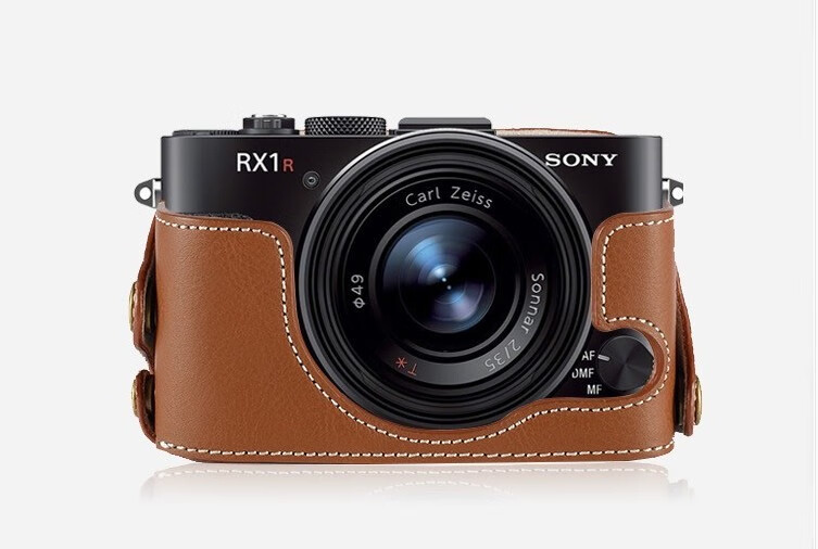 索尼sonyrx1rx1r专用相机包真皮底座镂空版rx1rrx1牛皮皮套棕色全牛皮
