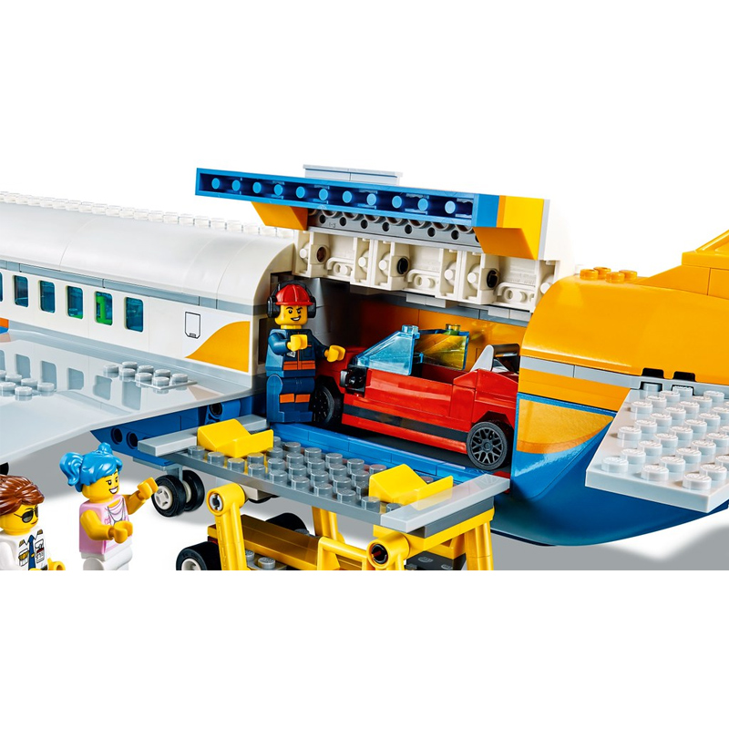 森宝布鲁克拼装城市系列60262客运飞机大客机男孩子儿童玩具全新好盒