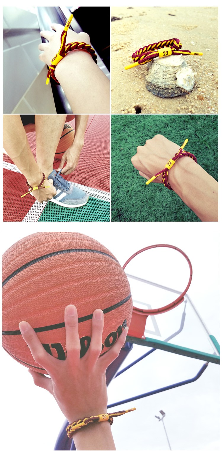 耐克耐克篮球手环球手绳手链可调节编织腕带情侣手带男女运动饰品