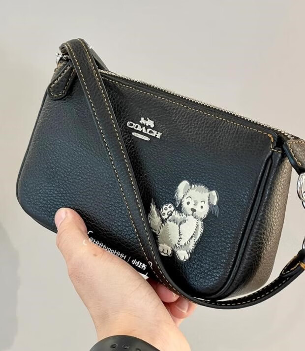 国xian coach蔻驰麻将包腋下nolita19可diy斜挎包 冰川白 新品 黑色
