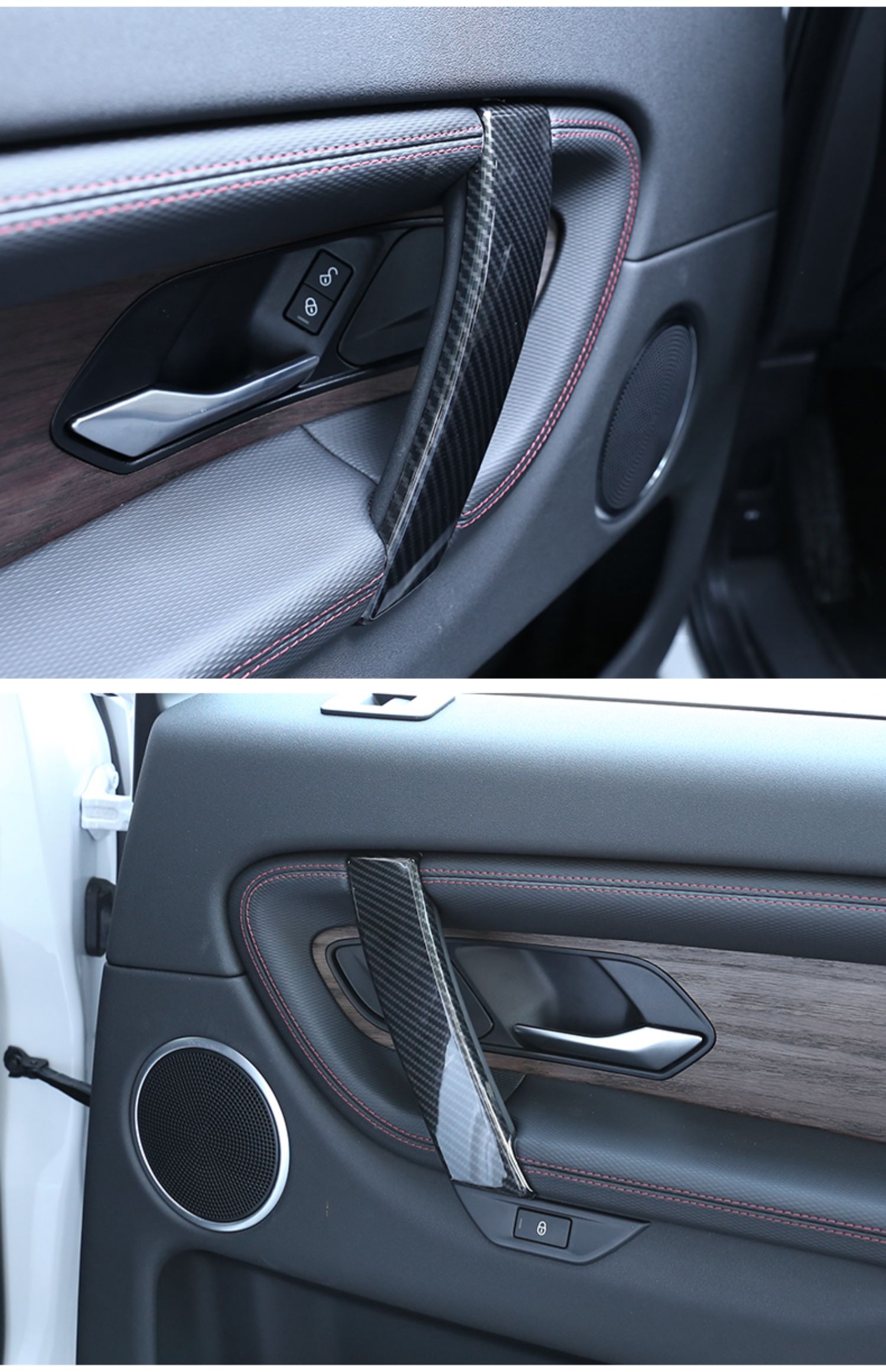 宅趣(zaiqu) 适用于2020款路虎发现运动版 车门内拉手装饰盖 门把手