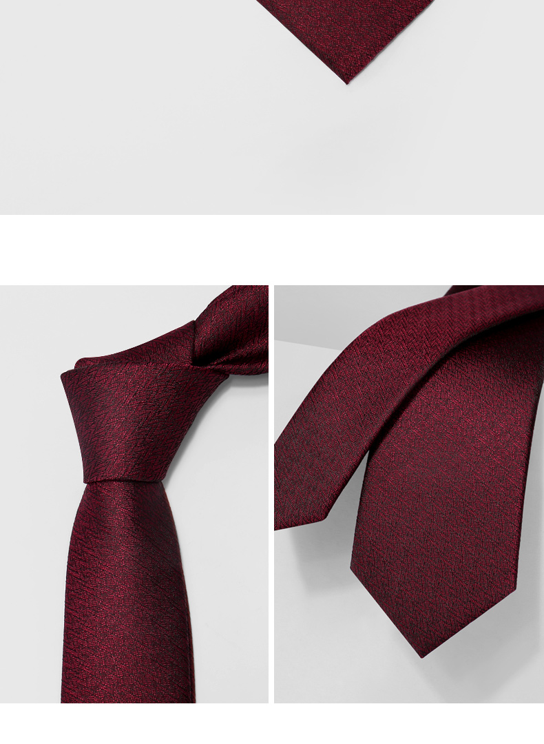 yunsijun 轻奢品牌花纹领带男士新款正装商务韩版窄版时尚休闲结婚婚