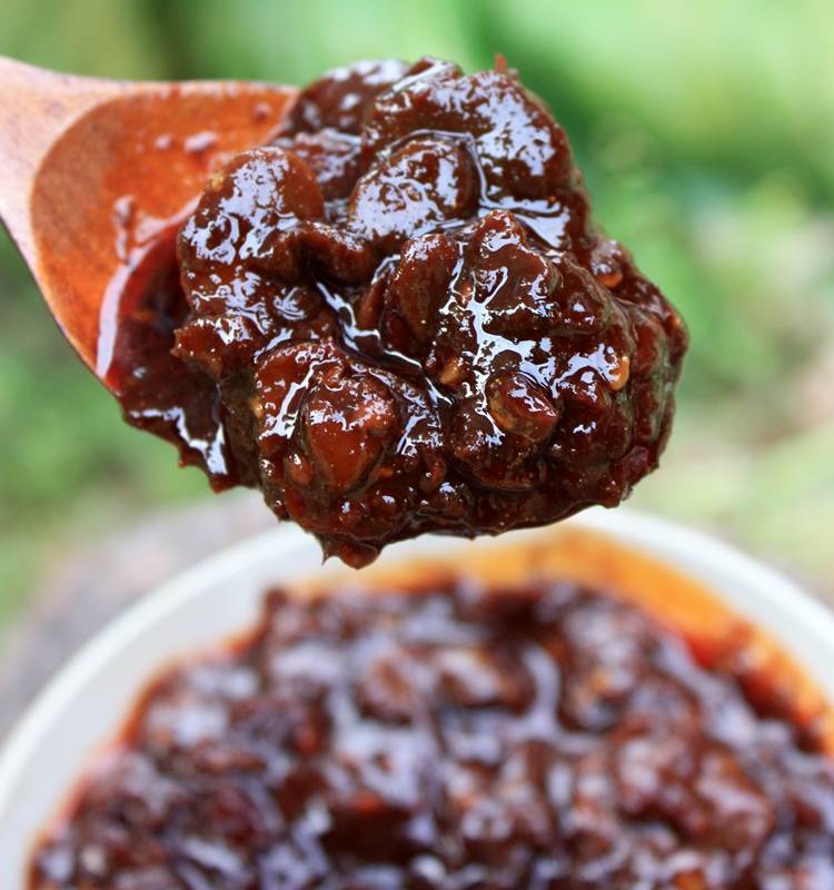 祖母老豆瓣系列手工辣椒酱料胡豆香油金钩甜面酱金钩豆瓣300克纸筒装