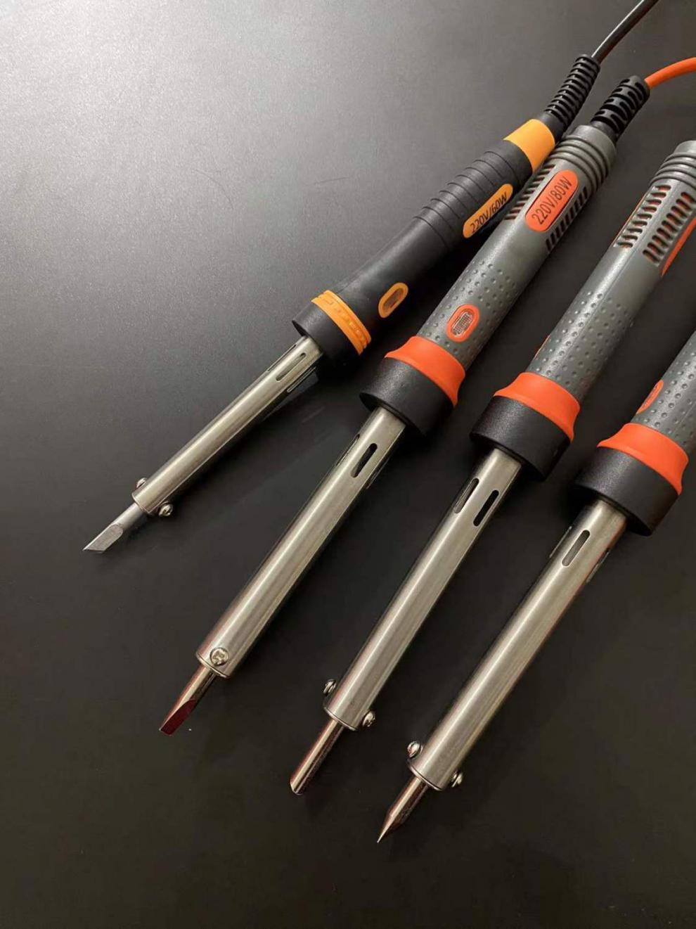 带灯电烙铁外热式环保长寿命30406080100150马蹄扁刀头100w尖头带灯电