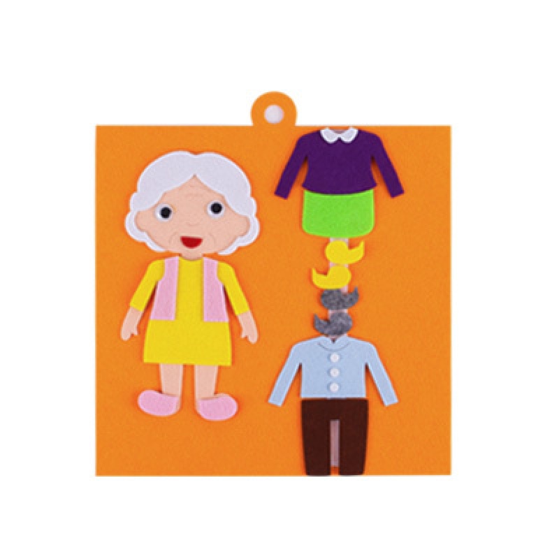 幼儿园区域区角活动玩具人物换装自制玩教具小班区投放材料 换装爸爸