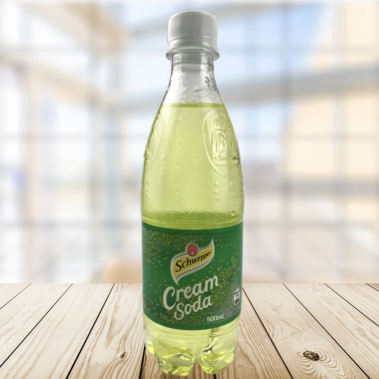 香港玉泉忌廉 5瓶*500ml香港饮料玉泉忌廉汽水 苏打水奶油味汽水 7