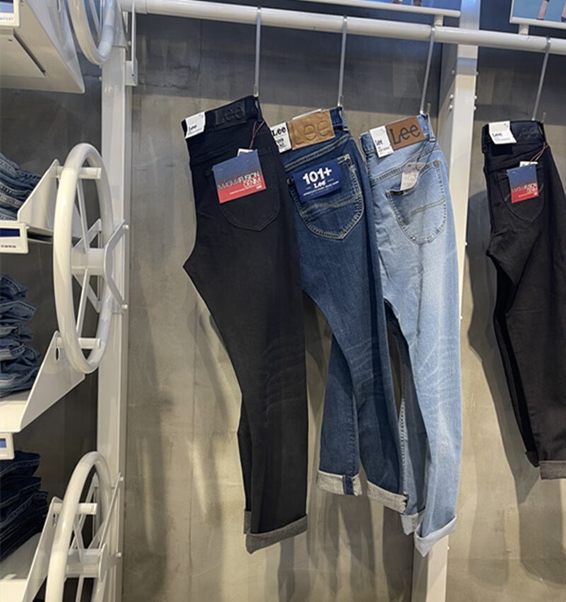 lee男士黑色726中腰直筒牛仔裤lmb1007262vl00f-a00062 00062 38