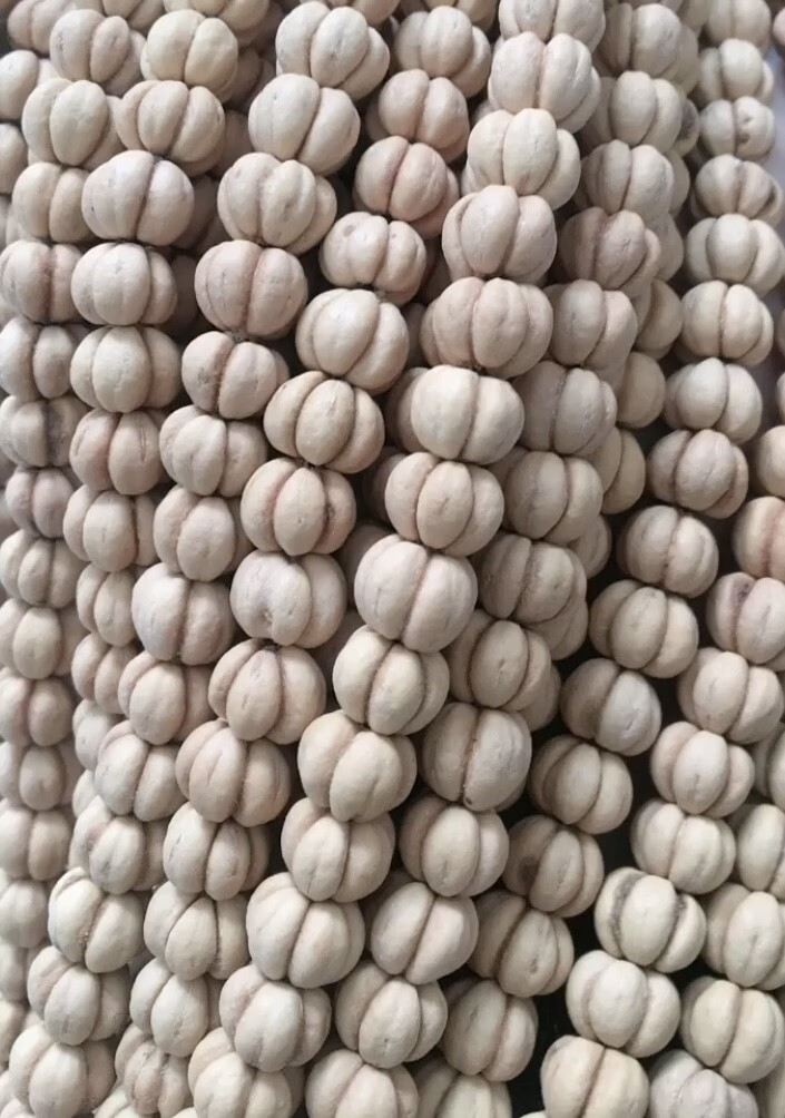 文玩山楂籽野生山楂籽五福子连体山里红108颗饱满型菩提长手串脖挂