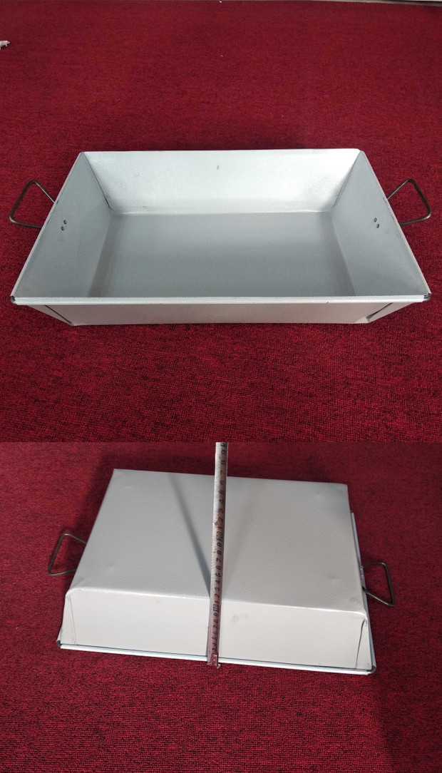 工业品建筑工地用铁灰槽灰盆水泥盆工具收纳盒子煤炭盒瓦匠用铁灰斗