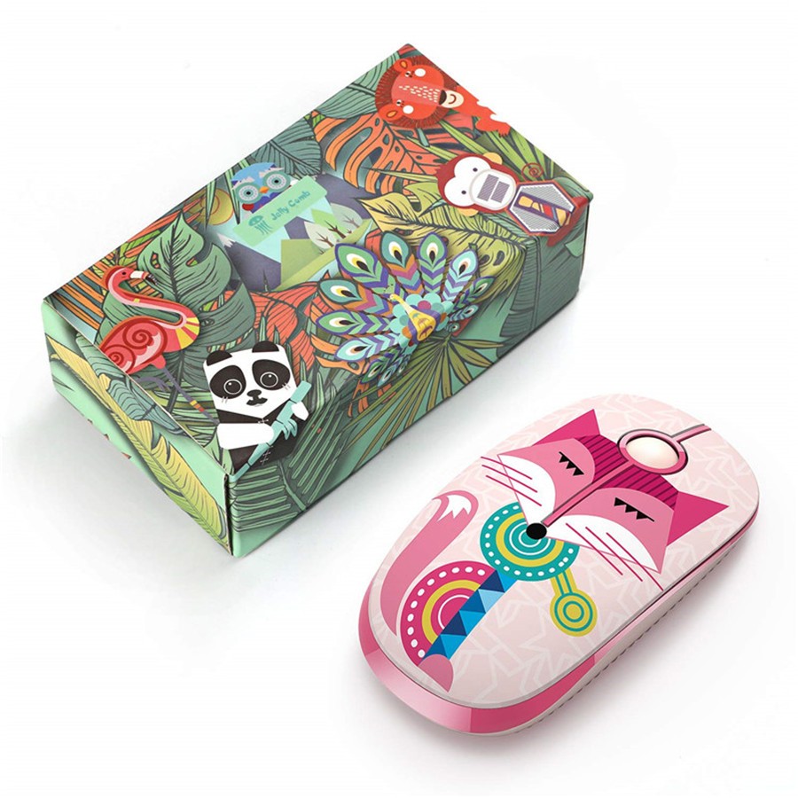 jelly comb 无线低噪鼠标 卡通动物可爱鼠标 ms001 仓鼠【图片 价格