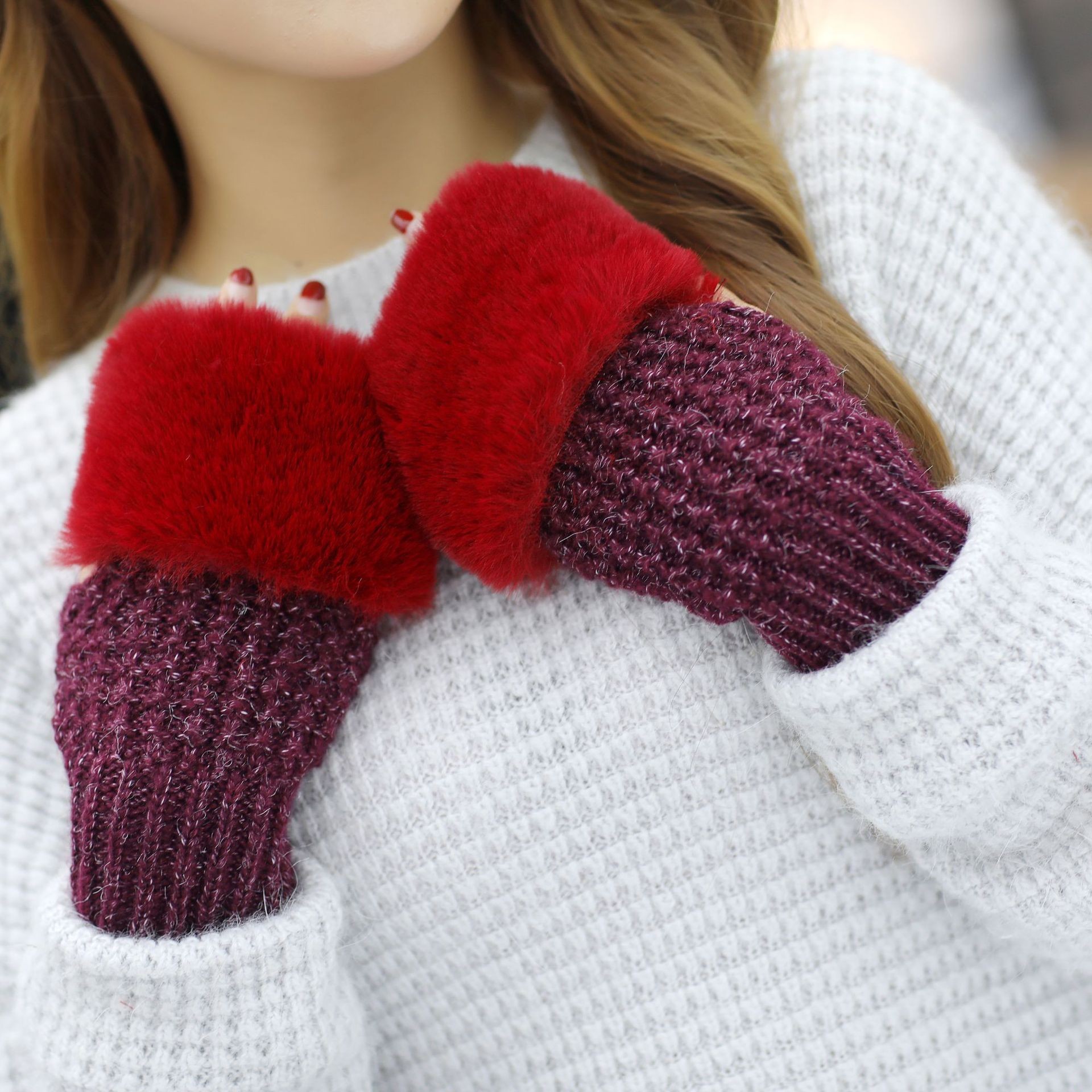 白色围巾 手套 帽子【图片 价格 品牌 报价】-京东